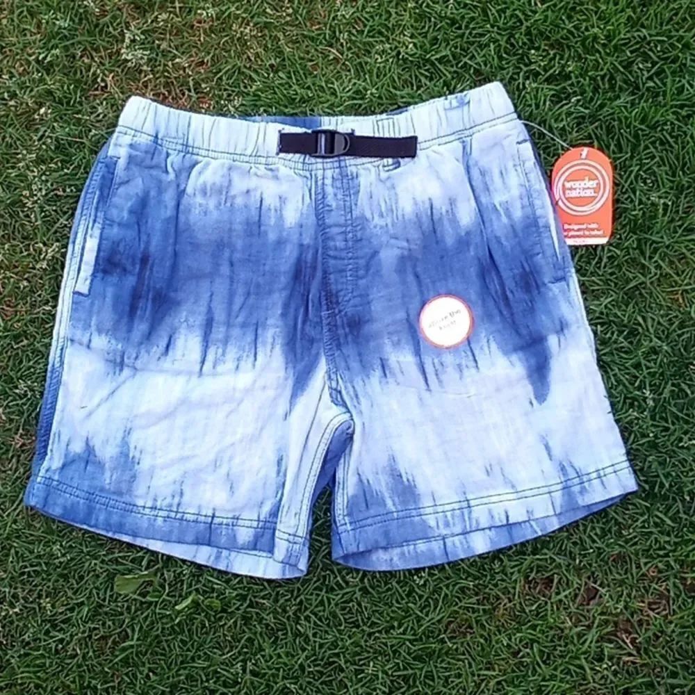 Boys Tie Dye Buckle Up Shorts